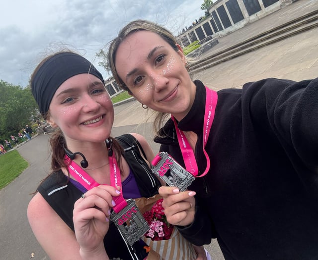 Modbury mum completes Plymouth half marathon for baby loss charity